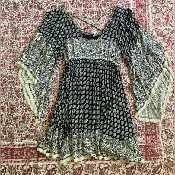 Free People Boho Handkerchief Dress - Picture 2 of 7